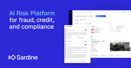 Sardine: The AI risk platform for fraud, credit, and compliance logo