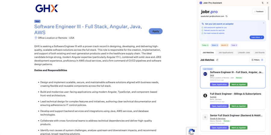 Jobr Chrome Extension